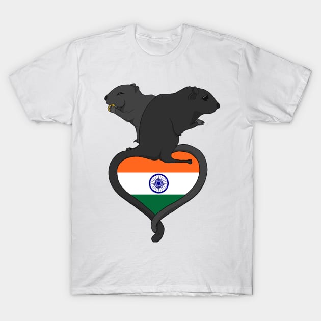 Gerbil India (dark) T-Shirt by RampArt